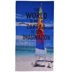 Плажна хавлиена кърпа DF печат - Въображение