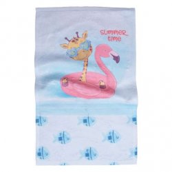Хавлиена кърпа DF печат 30/50 - Фламинго