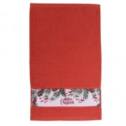 Хавлиена кърпа с бордюр 30/50 - Merry Christmas