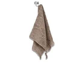Хавлиена кърпа с ресни 50/90 - Бежов