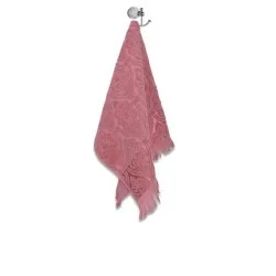 Хавлиена кърпа с ресни 50/90 - Розов