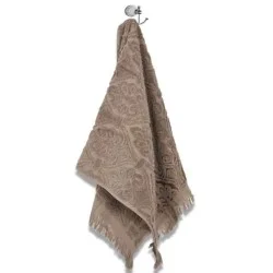 Хавлиена кърпа с ресни 70/140 - Бежова