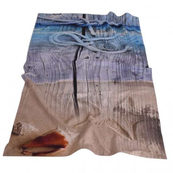 Плажна хавлиена кърпа DF печат - Морски кей