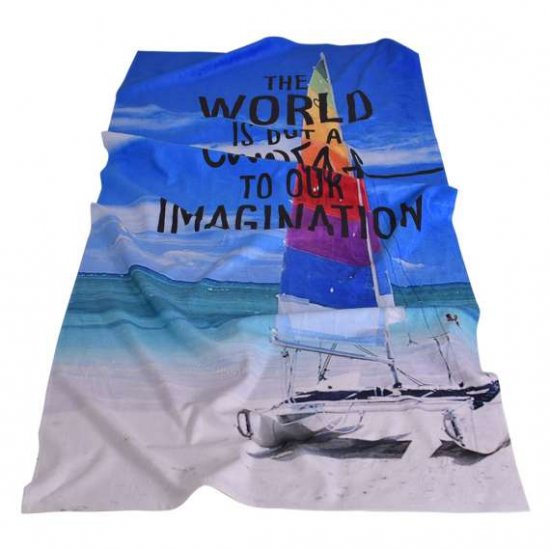 Плажна хавлиена кърпа DF печат - Въображение