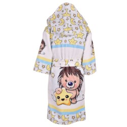 Детски халат за баня DF печат S – Сънчо