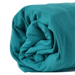 Долен чаршаф ранфорс с трико 90/200 - Петрол