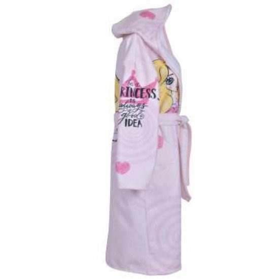 Детски халат за баня DF печат XL - Принцеса