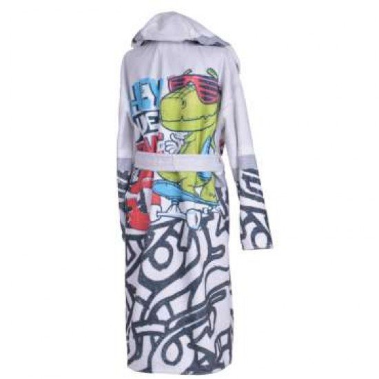 Детски халат за баня DF печат XL - Скейтър