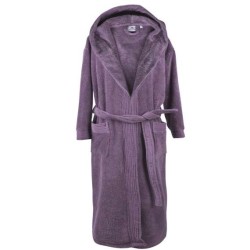Халат за баня Пюър M - Лилав
