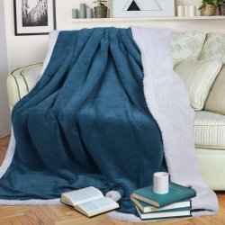 Одеяло Полиестер DoubleFace 140/200 - Тюркоаз