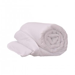 Олекотена завивка ранфорс дв. вата 150/210 - Бял