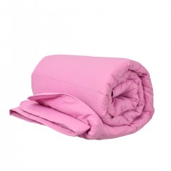 Олекотена завивка ранфорс ед. вата 200/210 - Розов