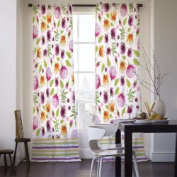 Перде печат 140/245 - Цветя