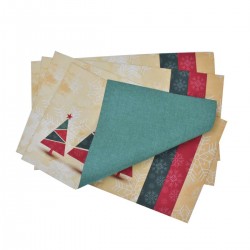 Комплект подложки Тринити печат 28/50 - Коледни Борчета 4бр. Комплект подложки Тринити печат 28/50 - Коледни Борчета 4бр.