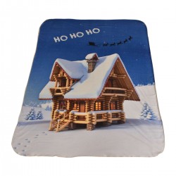 Одеяло DF печат 150/200 - Бяла Коледа