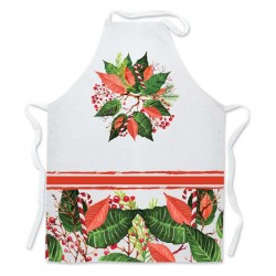 Престилка Поликанава печат 65/90 - Коледни Листа Престилка Поликанава печат 65/90 - Коледни Листа
