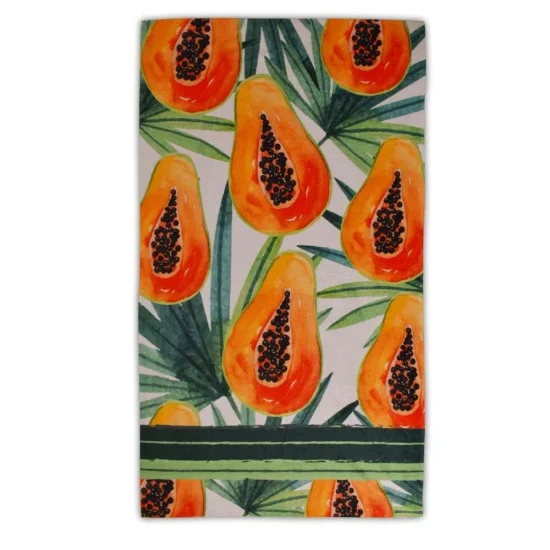 Хавлиена кърпа DF печат 100/170 - Папая