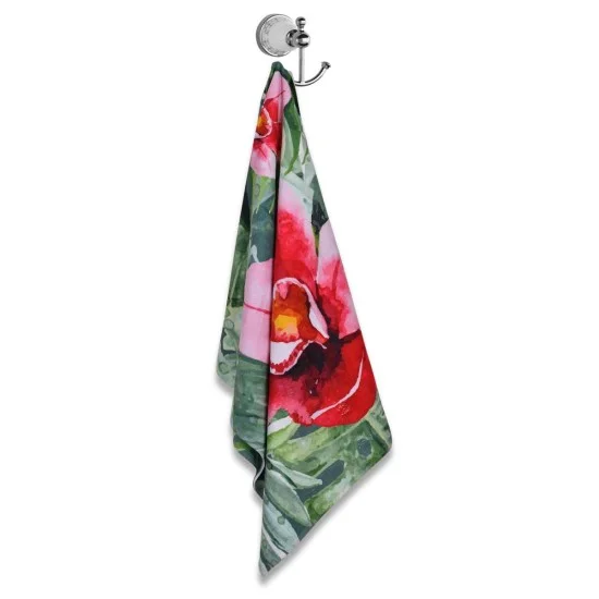 Хавлиена кърпа DF печат 100/170 - Цветя Хавлиена кърпа DF печат 100/170 - Цветя