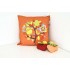 Декоративна възглавница тринити печат 45/45 - Оранжев с Пиле