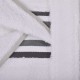 Халат за Баня РИТМО XL - Бял със Сив Бордюр