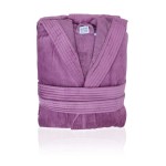 Халат за Баня стил ПЛЮШ XL - Лилав