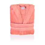 Халат за Баня стил ПЛЮШ XL- Корал