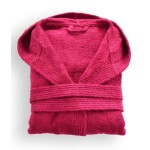 Халат за Баня МЕМИ качулка XL - Малиново