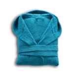 Халат за Баня МЕМИ качулка XXL - Тюркоаз