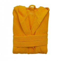 Халат за Баня МЕМИ качулка L - Жълт Халат за Баня МЕМИ качулка L - Жълт