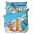 Спално бельо Ранфорс голям - Сърф