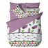 Спално бельо Ранфорс голям - Лилави Пера