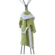 Детски халат за баня XL - Зелен/Бял
