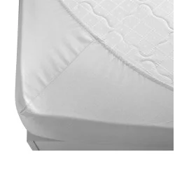 Долен чаршаф ранфорс с ластик 120/200/20 - Бял Долен чаршаф ранфорс с ластик 120/200/20 - Бял