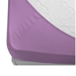 Долен чаршаф ранфорс с ластик 120/200/20 - Лилав Долен чаршаф ранфорс с ластик 120/200/20 - Лилав