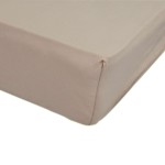 Долен чаршаф ранфорс  с трико 180/200 - Бежов