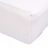 Долен чаршаф ранфорс  с трико 90/200 - Бял