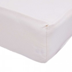 Долен чаршаф ранфорс  с трико 90/200 - Екрю