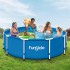 Сглобяем басейн FunSicle ( Ø305 x h76 см ) с метална рамка и филтрираща система Polygroup, P2001030A0EU