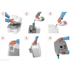 Преносима химическа тоалетна (38х43x41см) Campa Potti XG THETFORD, 92840