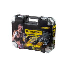 Усилен Комплект Инструменти 20 части 1/2" Topmaster 