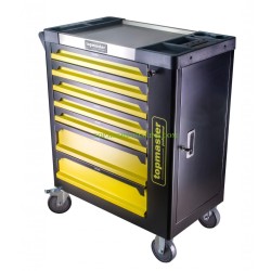 Количка за инструменти Topmaster 455555 7 чекмеджета, 182 части