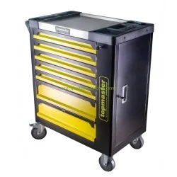 Количка за инструменти Topmaster 455555 7 чекмеджета, 182 части