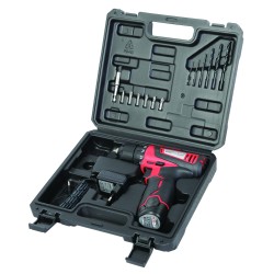 Бормашина акум. 12V 2-ск. 1.5Ah 28Nm в куфар с аксесоари RD-CDL27