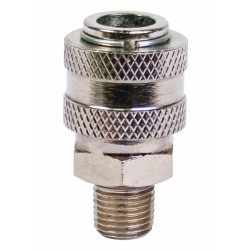 Накрайник пневм. бърза връзка 1/4"M QC04 RD Накрайник пневм. бърза връзка 1/4"M QC04 RD
