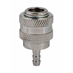 Накрайник пневм. бърза връзка 1/4"маркуч  ø6mm QC07 RD Накрайник пневм. бърза връзка 1/4"маркуч  ø6mm QC07 RD