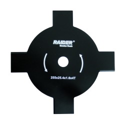 Нож за моторна коса 4 лъча Ø255x25.4 mm Нож за моторна коса 4 лъча Ø255x25.4 mm