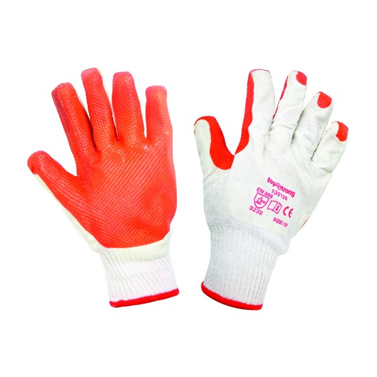 Ръкавици памучни с гумeна длан TS-RU 002