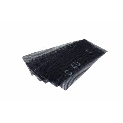 Шкурка мрежа от силициев карбид 93x230mm P 40 5бр Шкурка мрежа от силициев карбид 93x230mm P 40 5бр