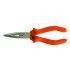 Клещи дългоусти, пластм. дръжка 160mm GD