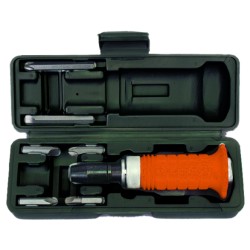 Отвертка ударна с 6 накрайника в кутия  GD